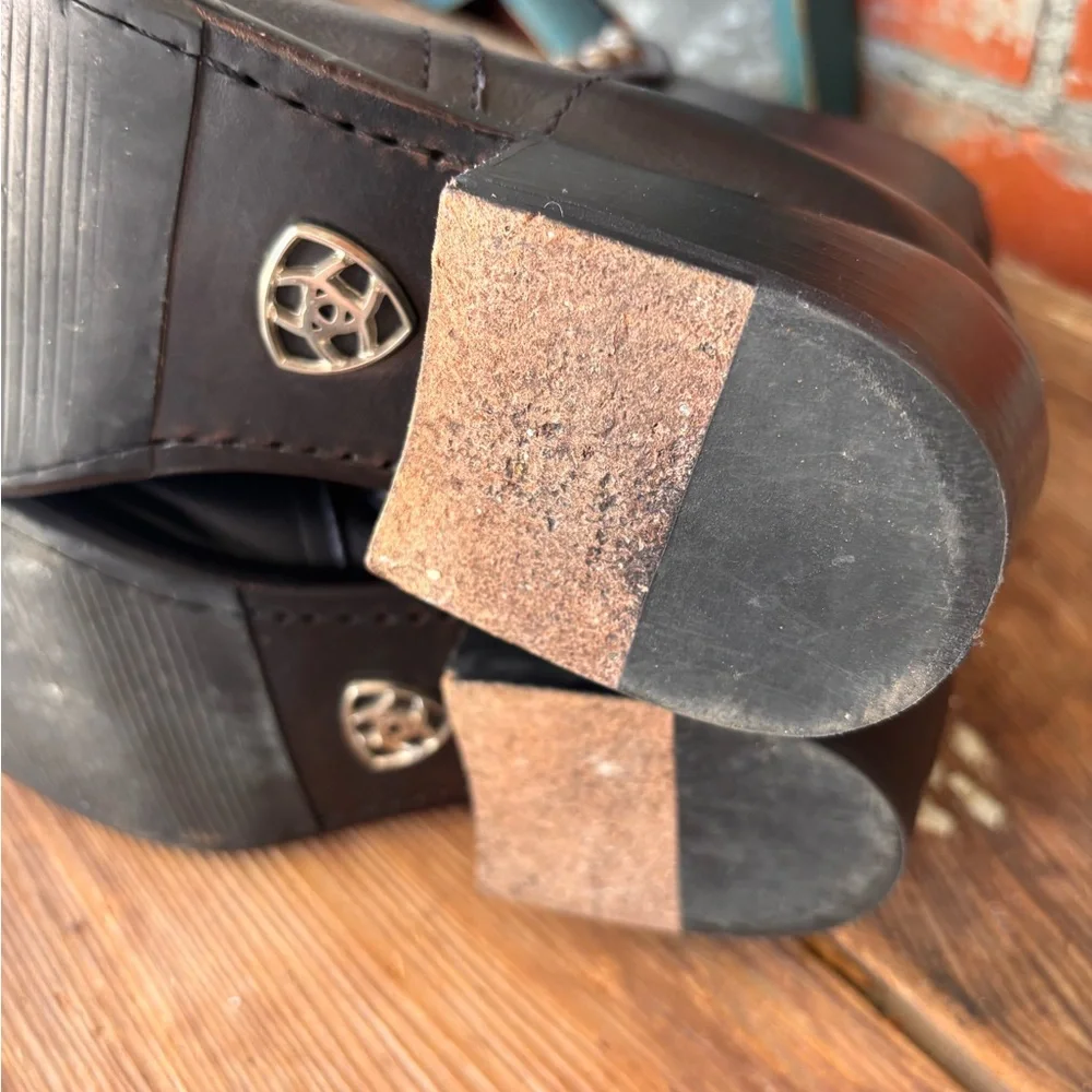 Vintage Ariat Sheffield Victorian Style Button Black Boots Women’s Size 6B - Picture 8 of 12